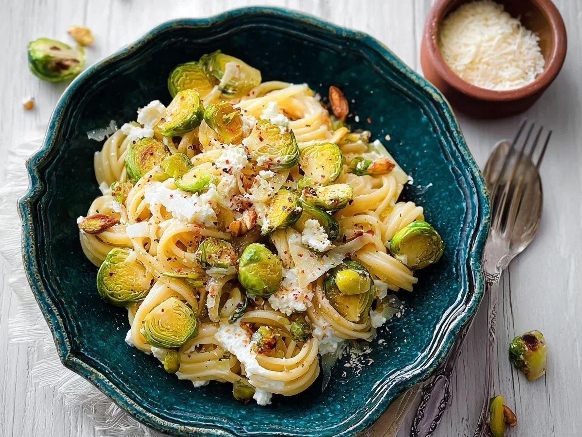 Blitzschnelle Pasta: Rosenkohl & Ricotta in 20 Min. - Bild 1