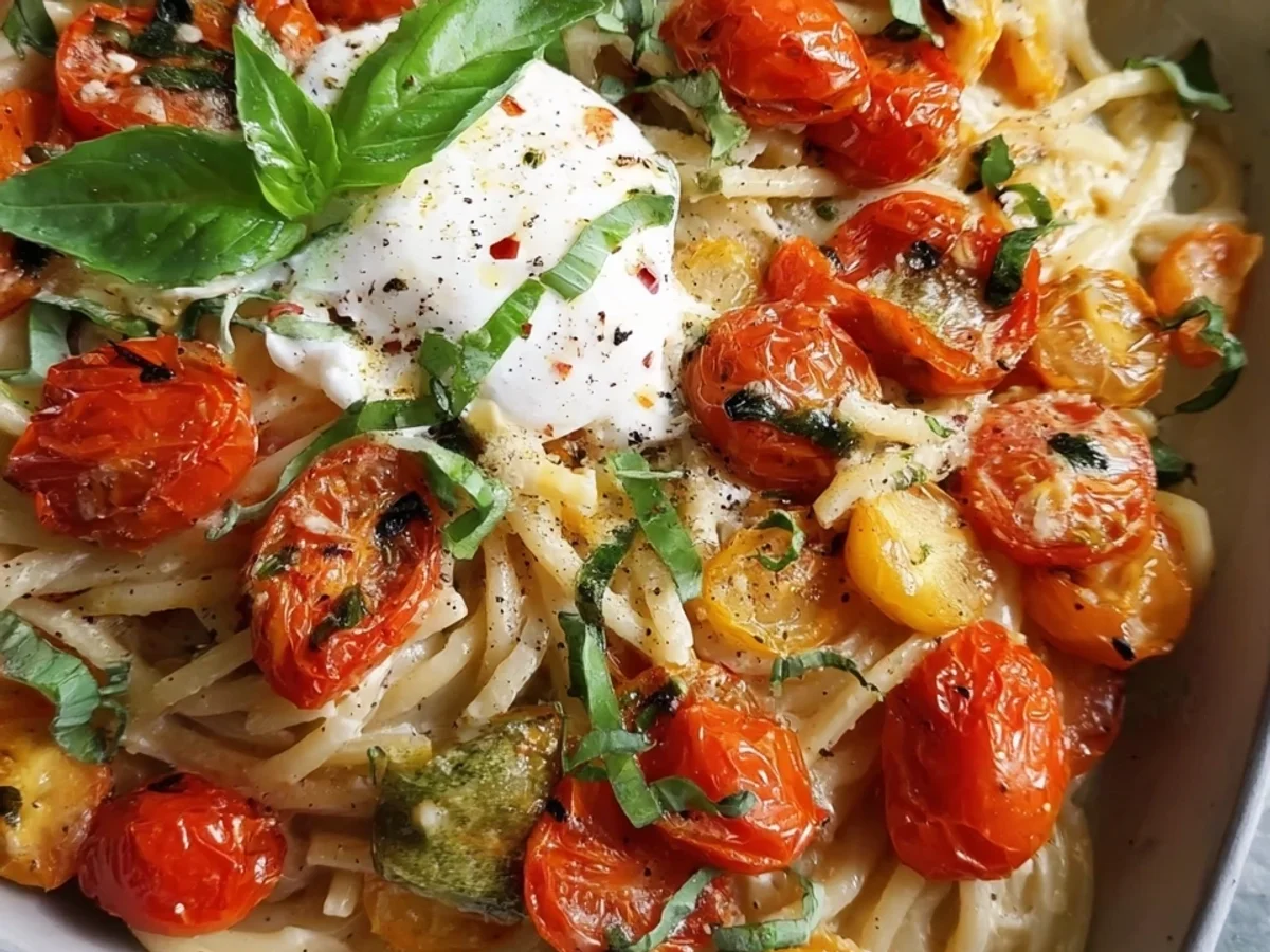 Burrata Pasta mit Ofentomaten: Schnell & Einfach - Bild 2