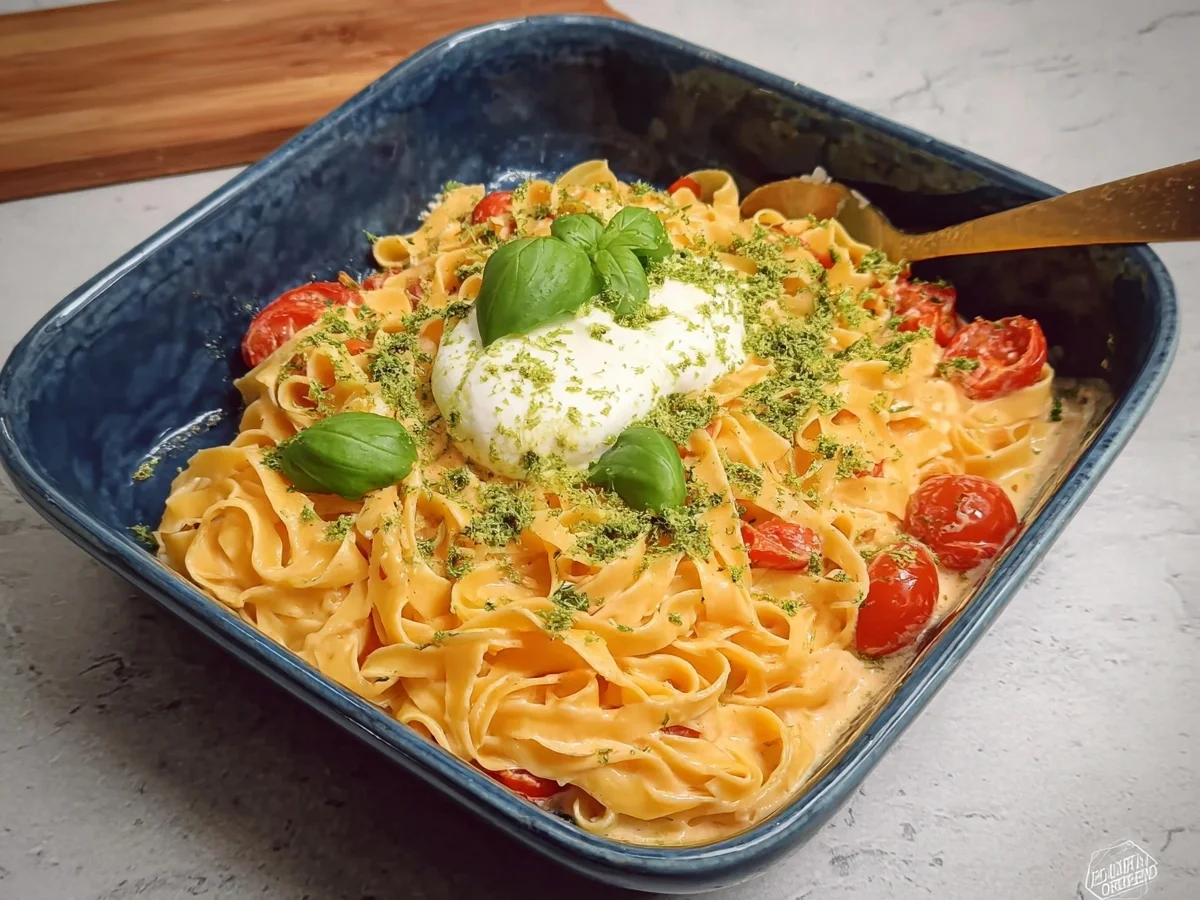 Cremige Burrata Pasta mit Tagliatelle: Schnell & Lecker - Bild 2