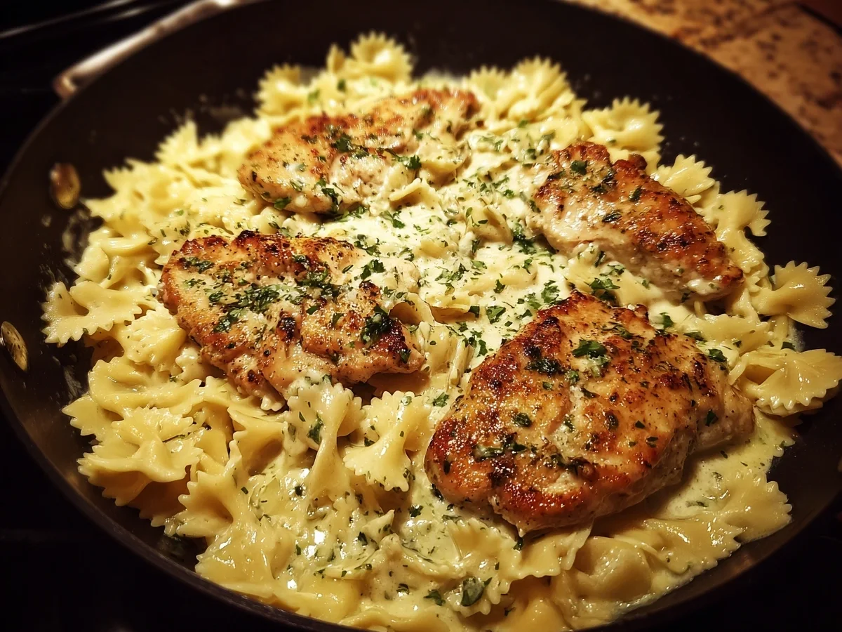 Cremige Chicken Alfredo Pasta: Schnell & Lecker zubereitet - Bild 1