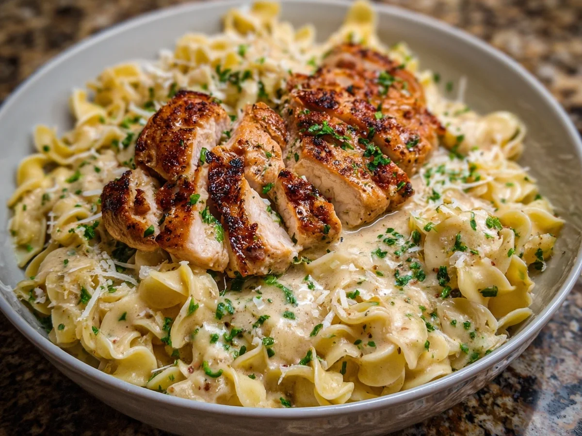 Cremige Chicken Alfredo Pasta: Schnell & Lecker zubereitet - Bild 2