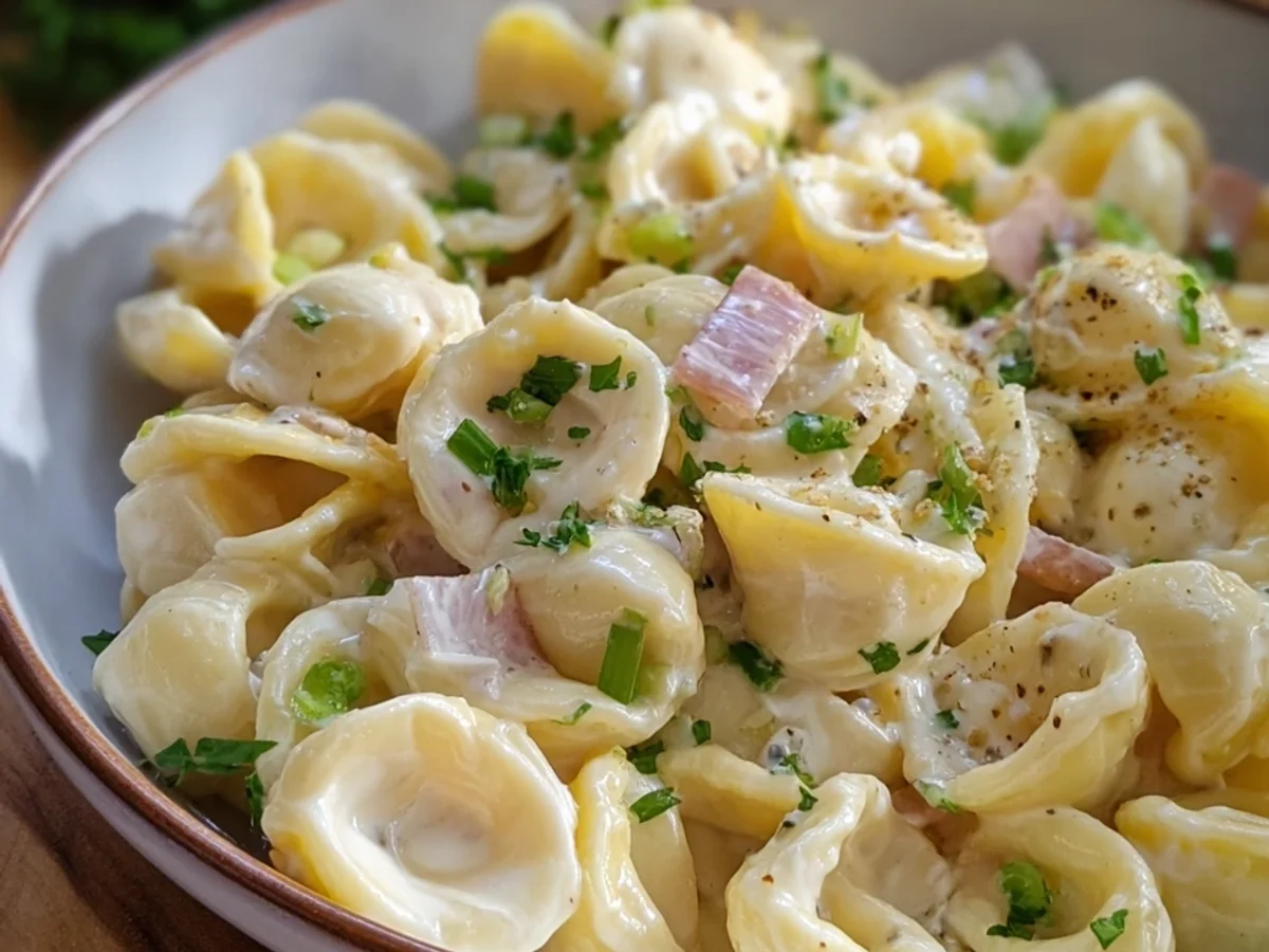 Cremige Orecchiette mit Crème fraîche: Schnelles Nudelgericht - Bild 2