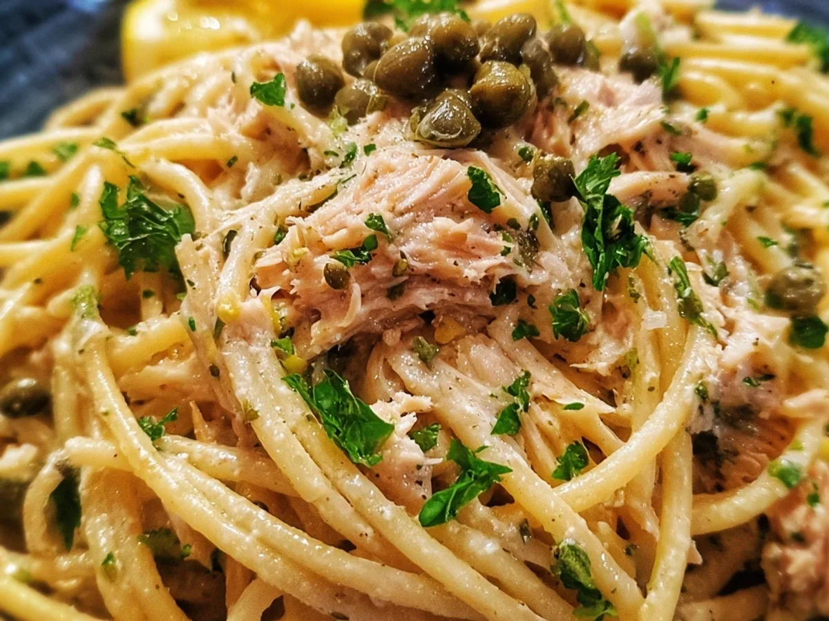 Cremige Pasta Tonnata Bianca: Leckerer Thunfisch-Genuss - Bild 1