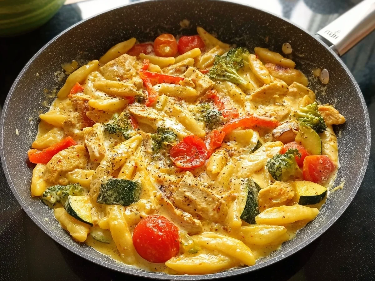 Cremige Schupfnudelpfanne mit Gemüse: Schnell & Einfach - Bild 1