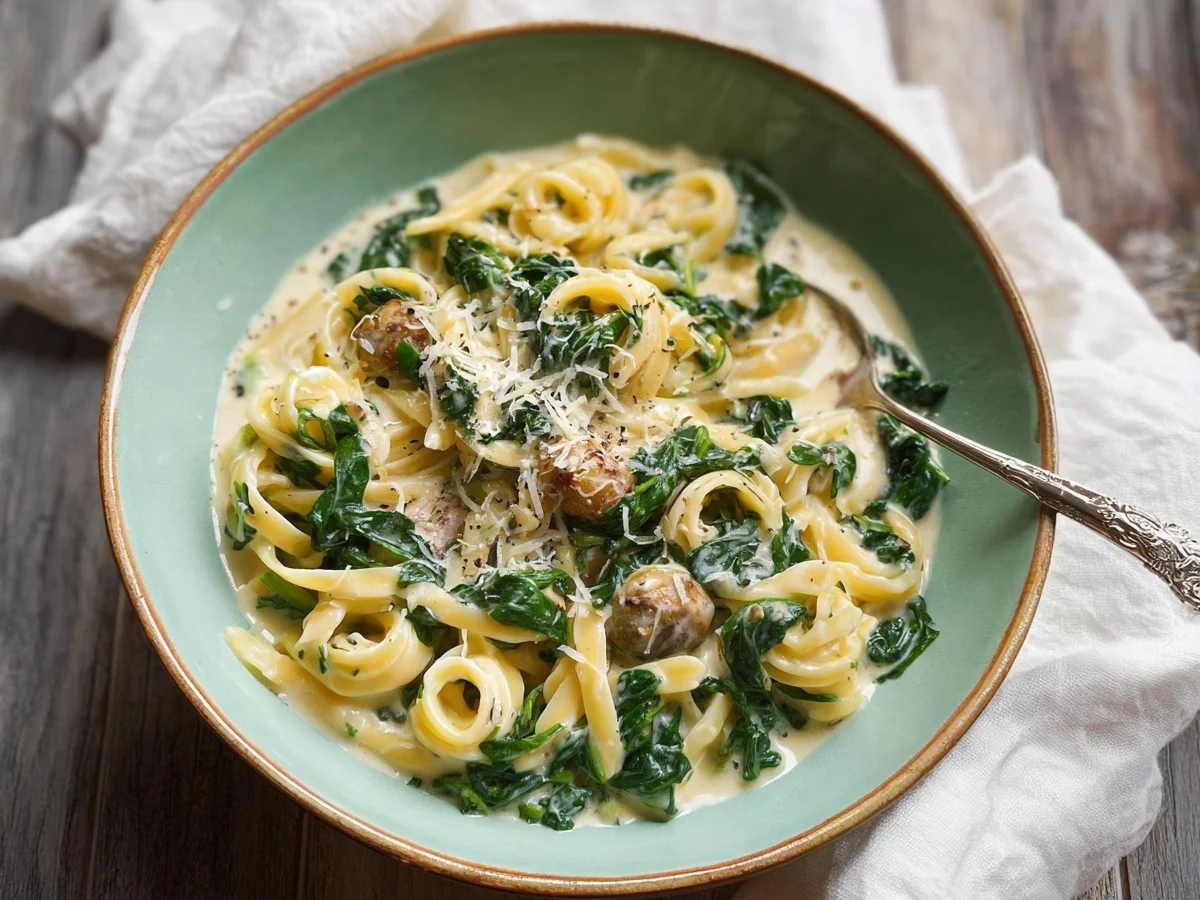 Cremige Spinat-Sahne-Pasta: Einfaches Rezept - Bild 2