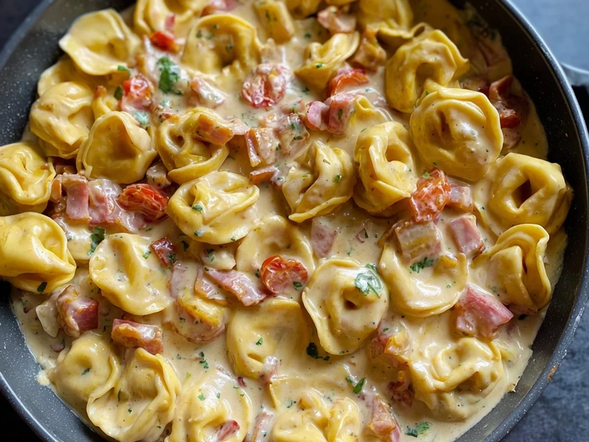 Cremige Tortellini mit Truthahnschinken Dein schnelles Glück - Bild 1