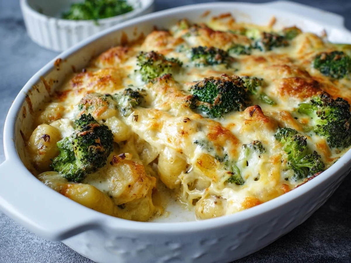 Cremiger Gnocchi Brokkoli-Auflauf: Schnell & Lecker - Bild 1
