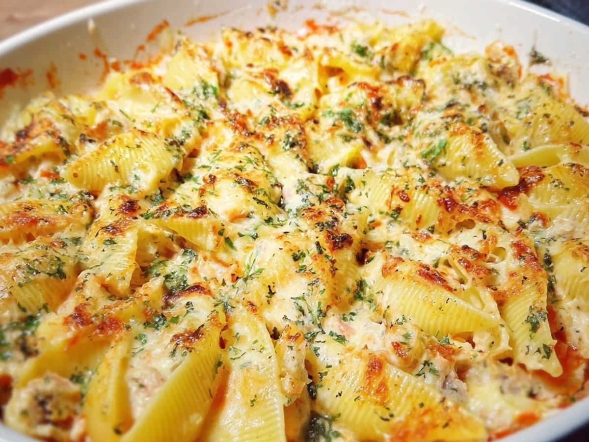 Cremiger Muschelnudelauflauf mit Thunfisch & Ricotta - Bild 2