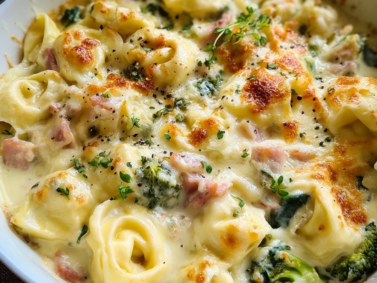 Cremiger Tortellini Auflauf in Sahnesoße - Bild 1