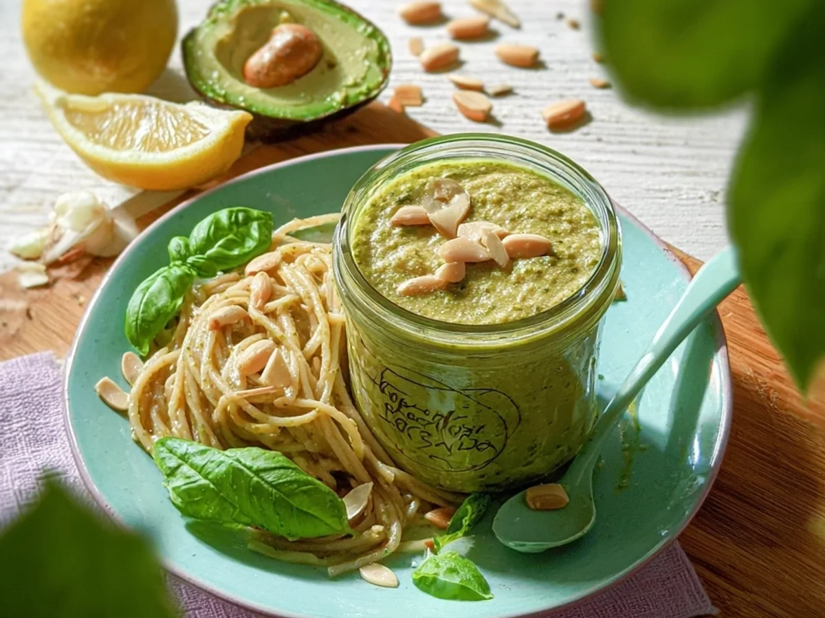 Cremiges Avocado-Pesto Rezept: Schnell & Gesund - Bild 1