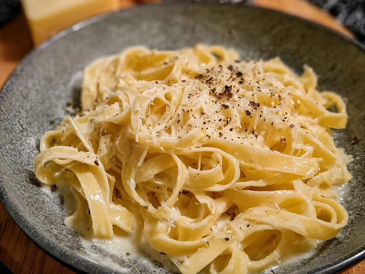 Fettuccine Alfredo: Original italienisches Rezept - Bild 1