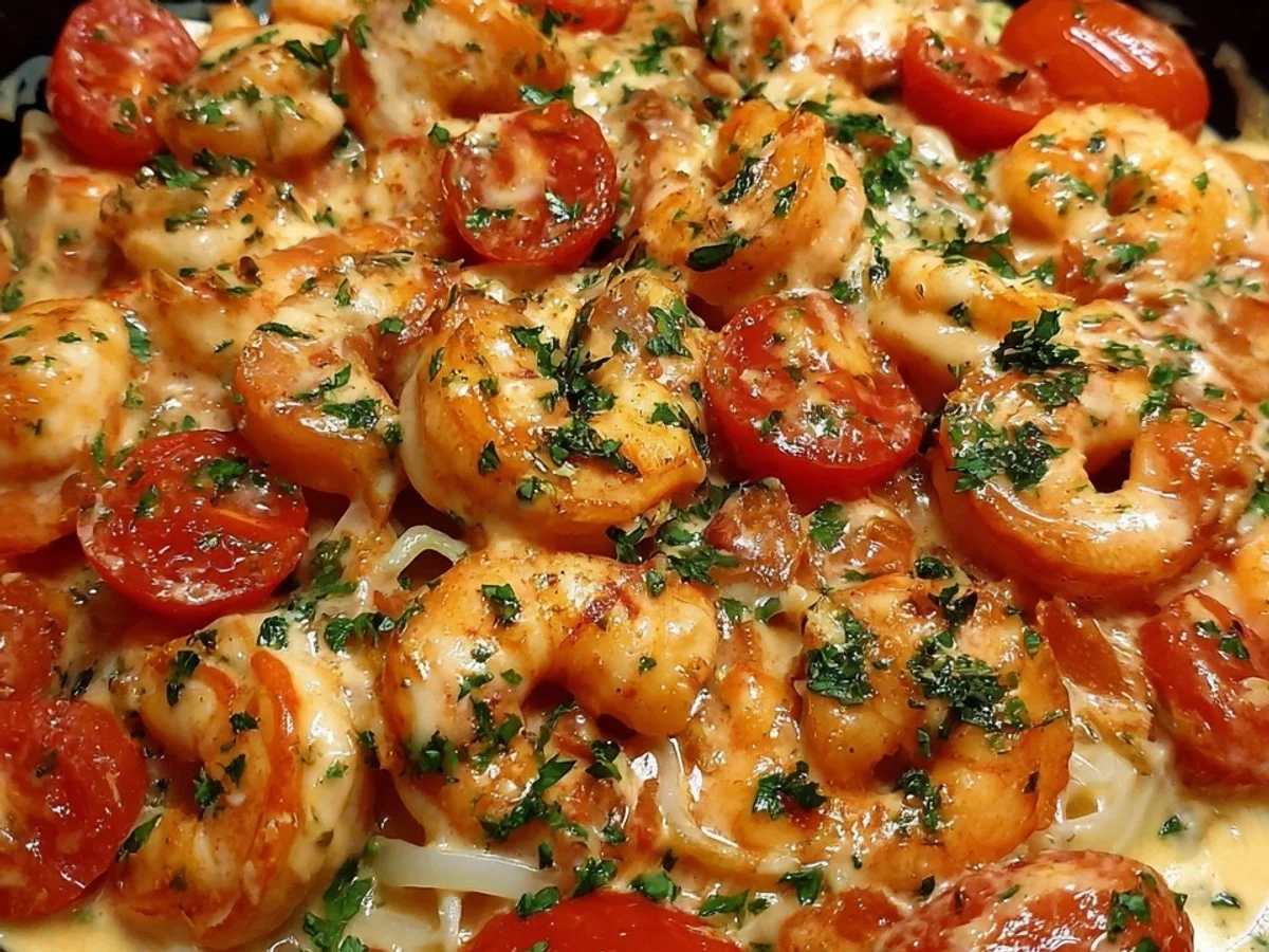 Garnelen-Tomaten-Sahne-Soße: Schnell & Lecker Italienisch - Bild 1