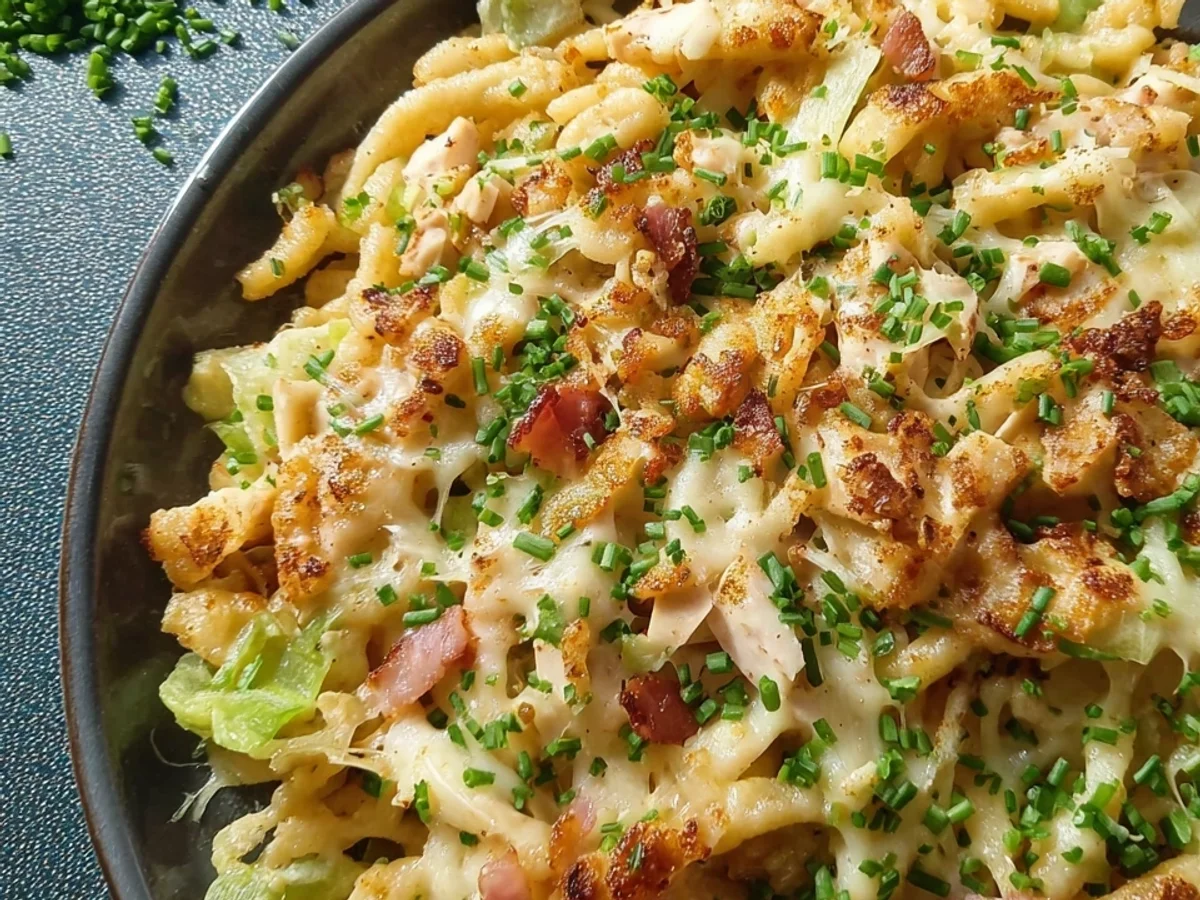 Gebratene Spätzle mit Puten-Schinken: Herzhaft & Schnell - Bild 2