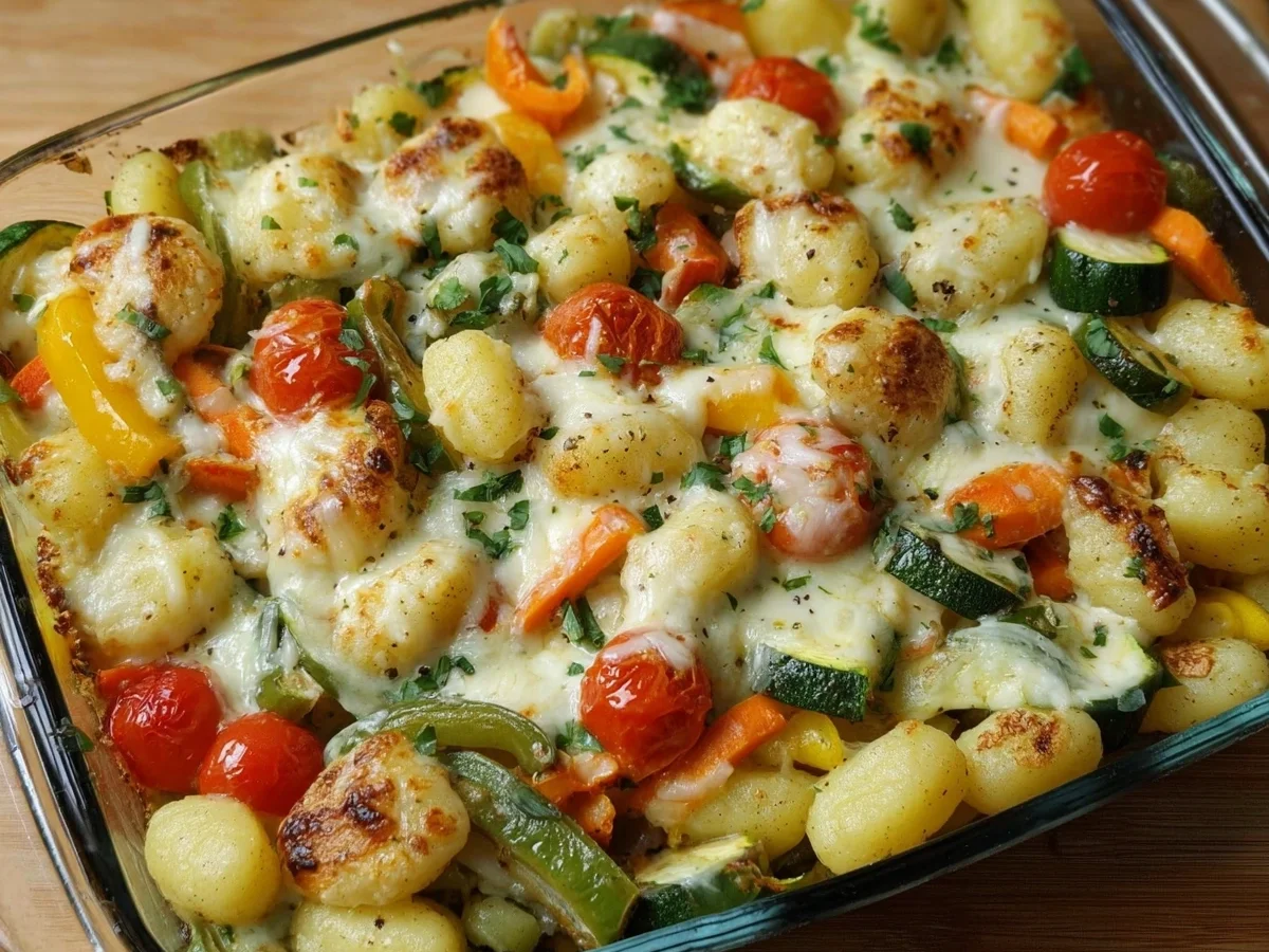 Gnocchi Auflauf mit buntem Gemüse: Einfach & lecker - Bild 2