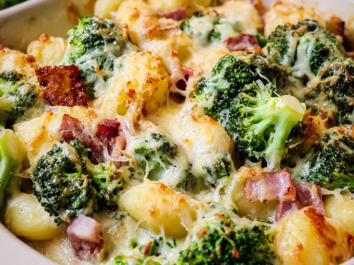 Gnocchi Brokkoli Auflauf: Einfaches Familienessen Rezept - Bild 1