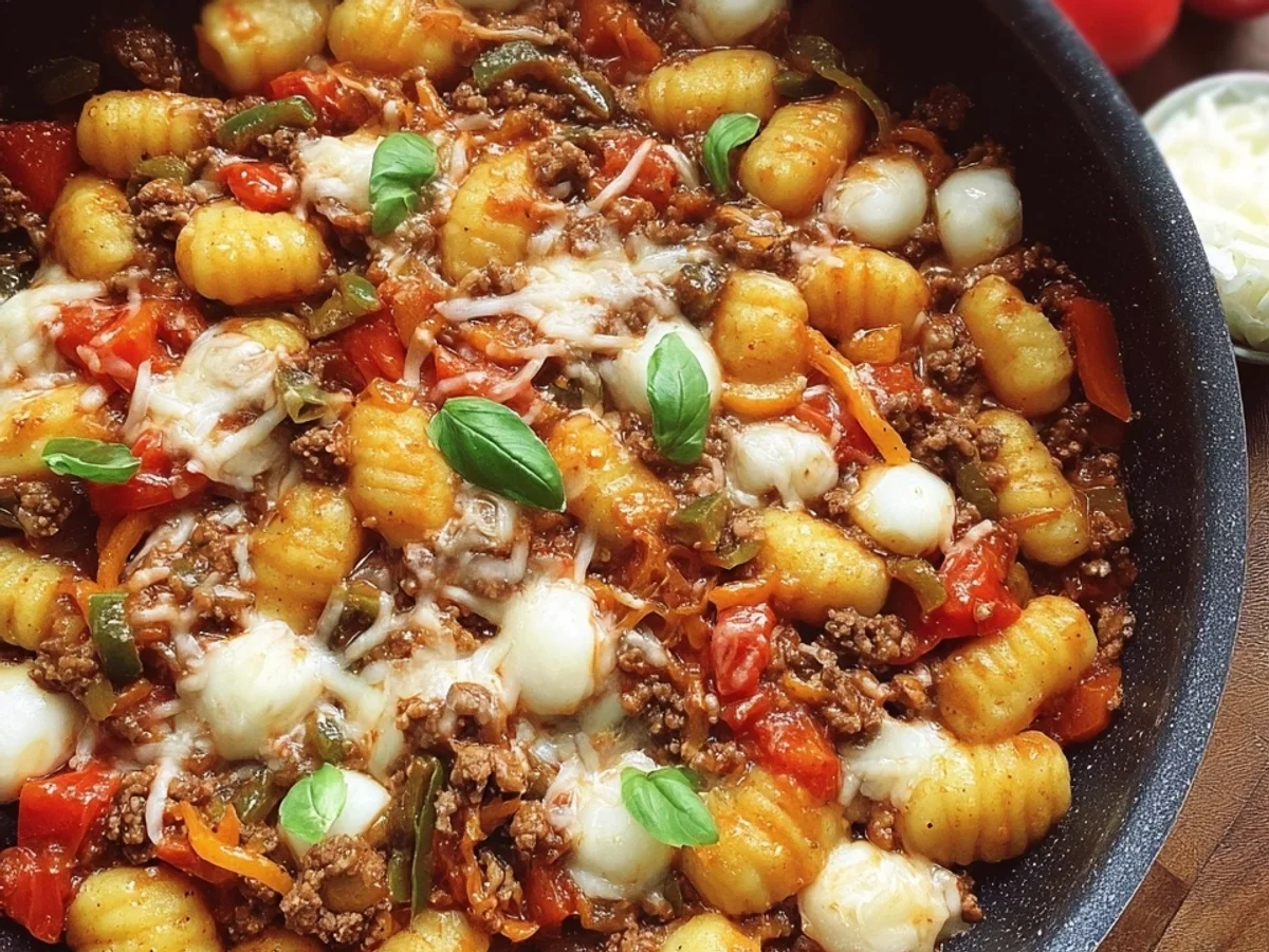 Gnocchi Hackfleisch Pfanne: Schnell & Cremig - Bild 1