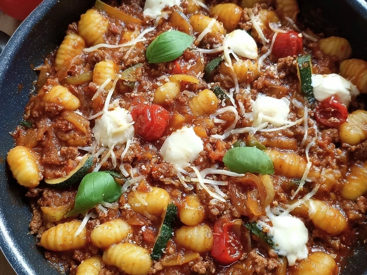 Gnocchi Hackfleisch Pfanne: Schnell & Cremig - Bild 2