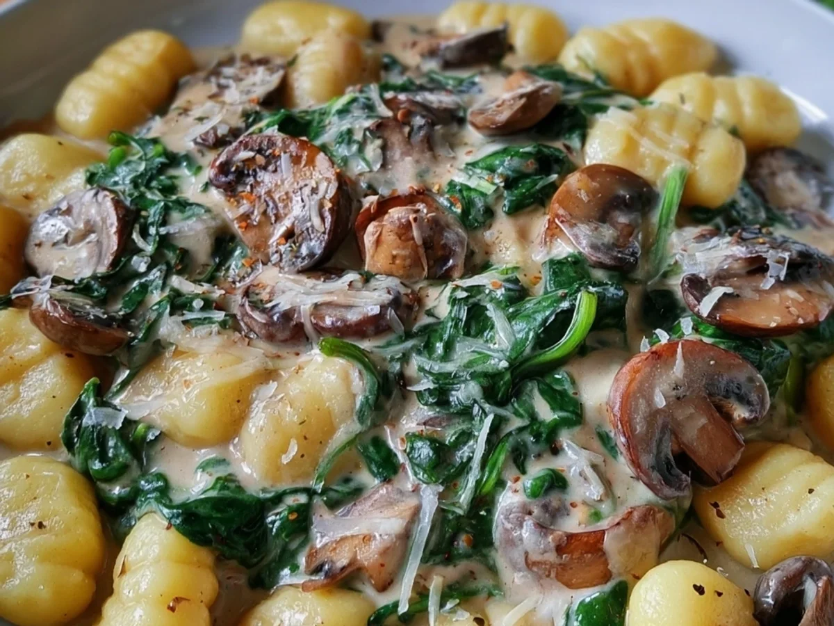 Gnocchi mit Pilzen & Spinat: Schnell & einfach zubereitet - Bild 2