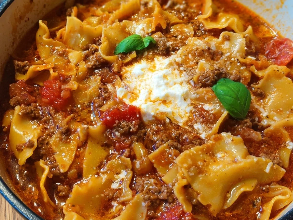 Lasagnesuppe One Pot: Schnell & einfach für die Familie - Bild 1