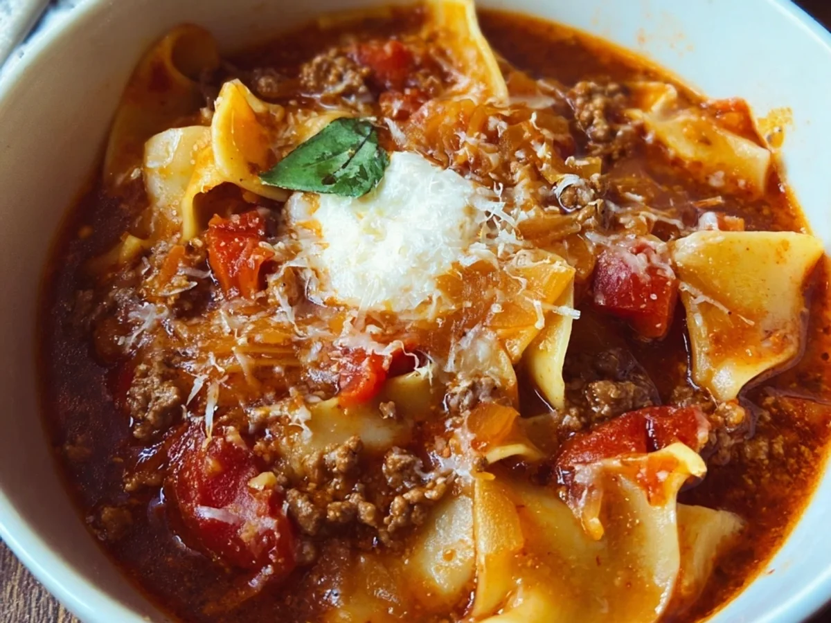 Lasagnesuppe One Pot: Schnell & einfach für die Familie - Bild 2