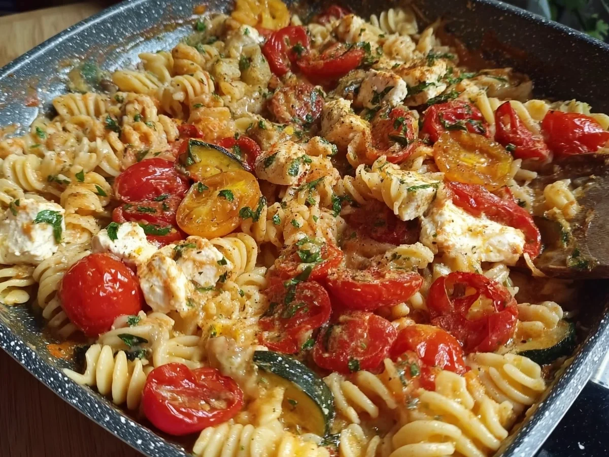 Mediterrane Feta Pasta aus dem Ofen Einfach & Lecker - Bild 2