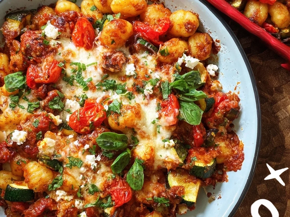 Mediterraner Gnocchi Auflauf: Schnell, einfach & köstlich - Bild 1