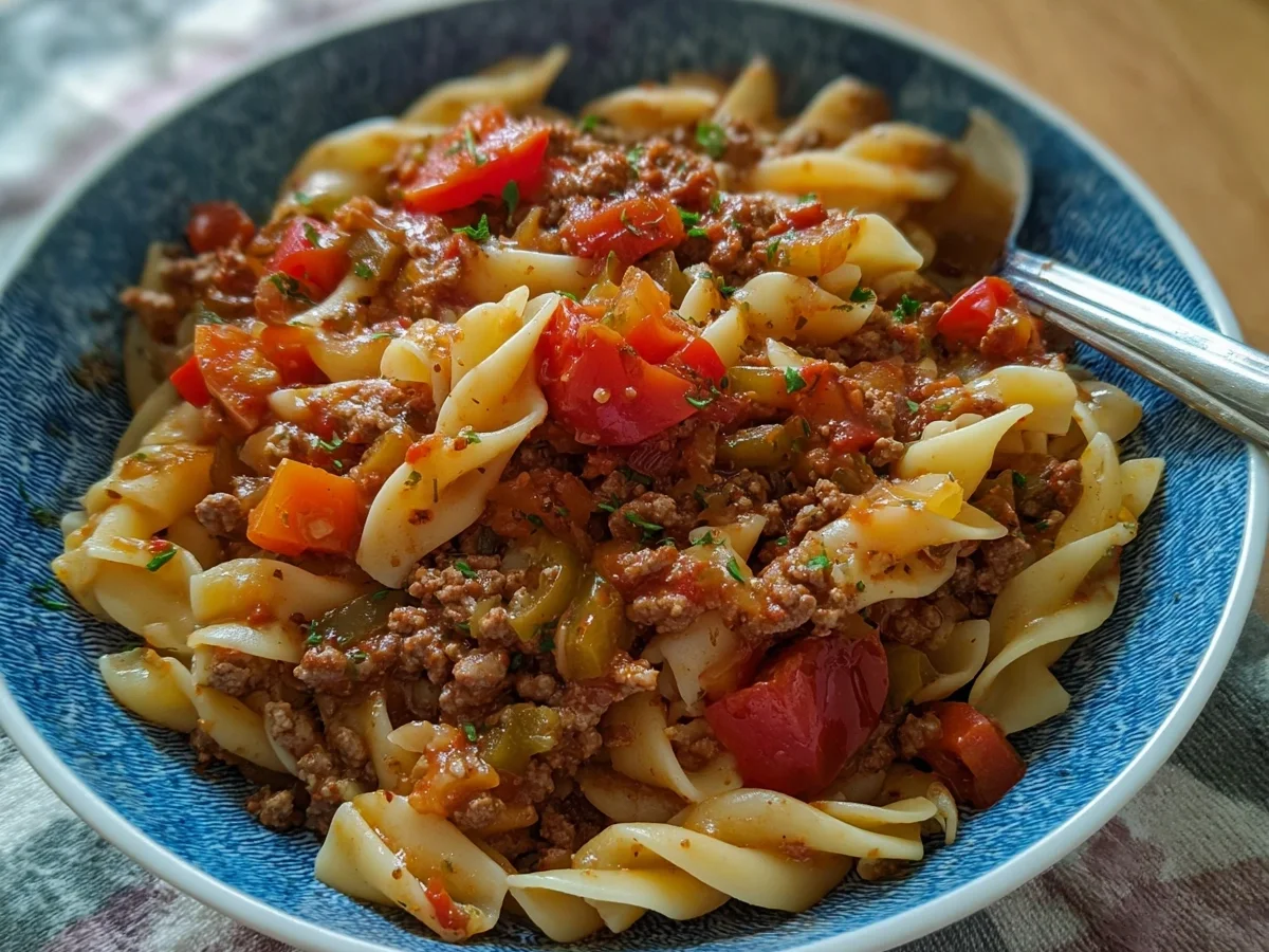 Nudel Hackfleisch Pfanne: Schnell & Lecker Rezept - Bild 2