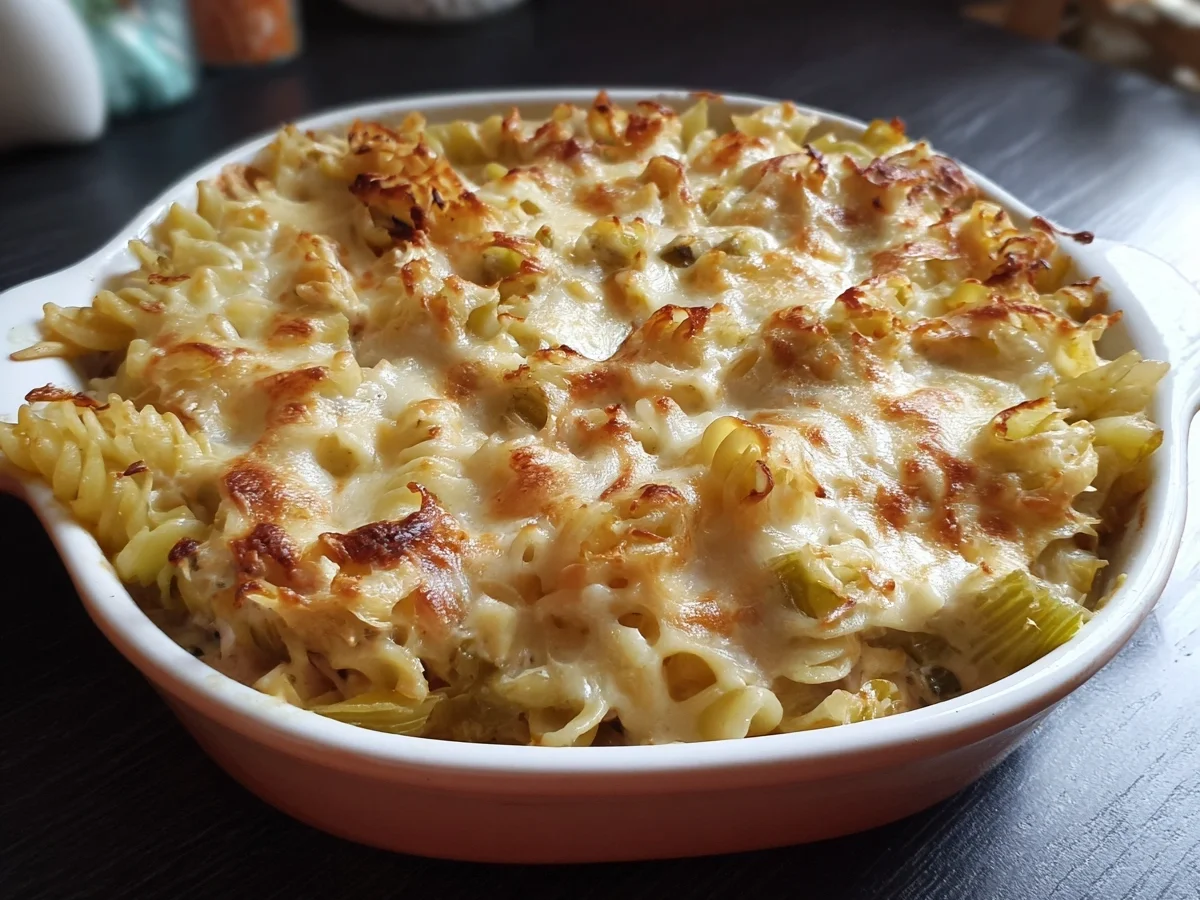 Nudel-Putenschinken-Gratin: Einfacher Familienauflauf - Bild 1