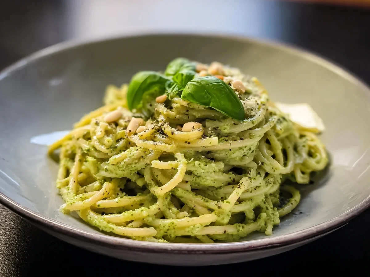 Nudeln mit cremigem Avocado-Pesto: Schnell & vegetarisch - Bild 1