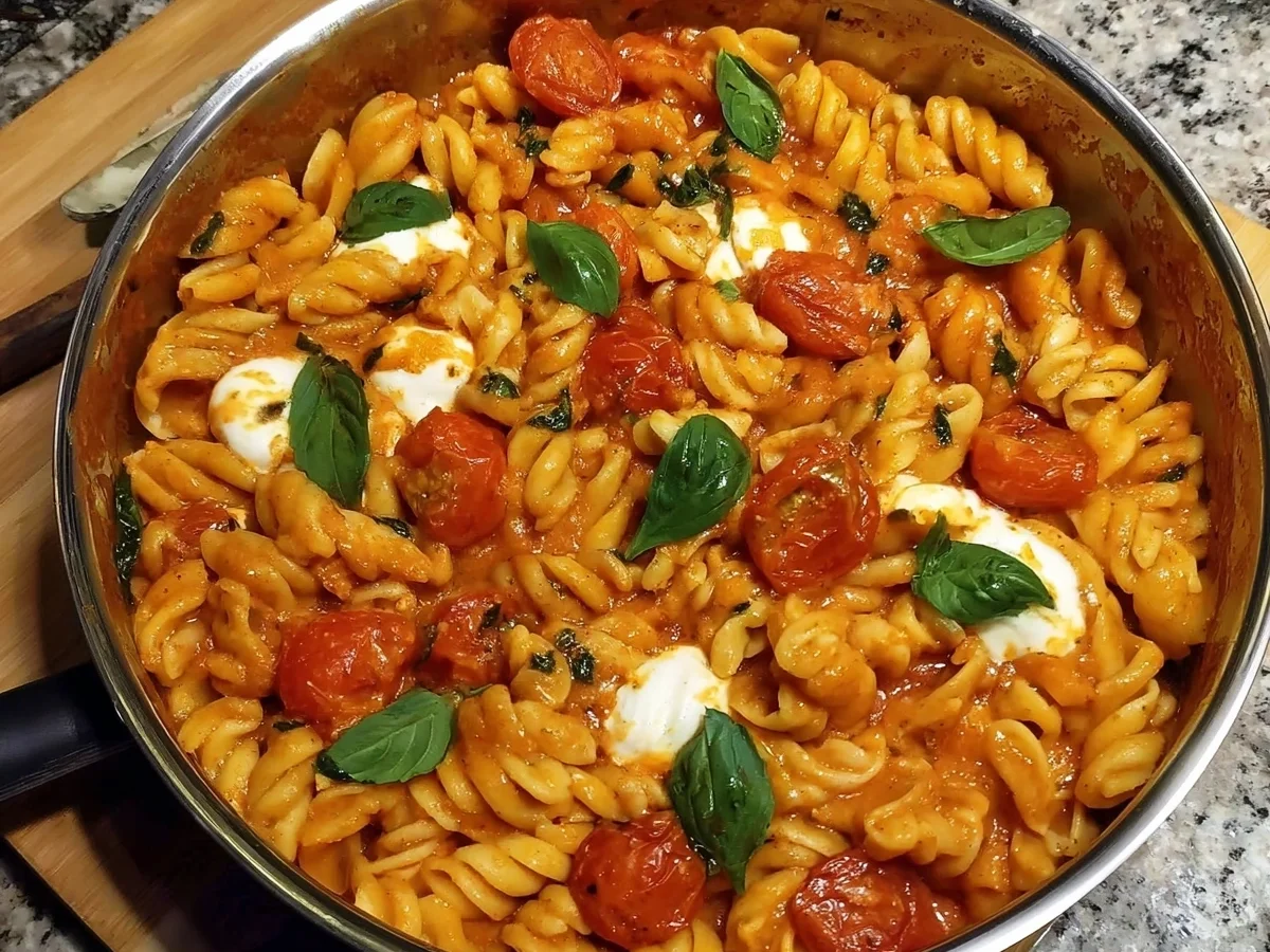 One Pot Pasta Tomate Mozzarella: Schnell & Lecker - Bild 2