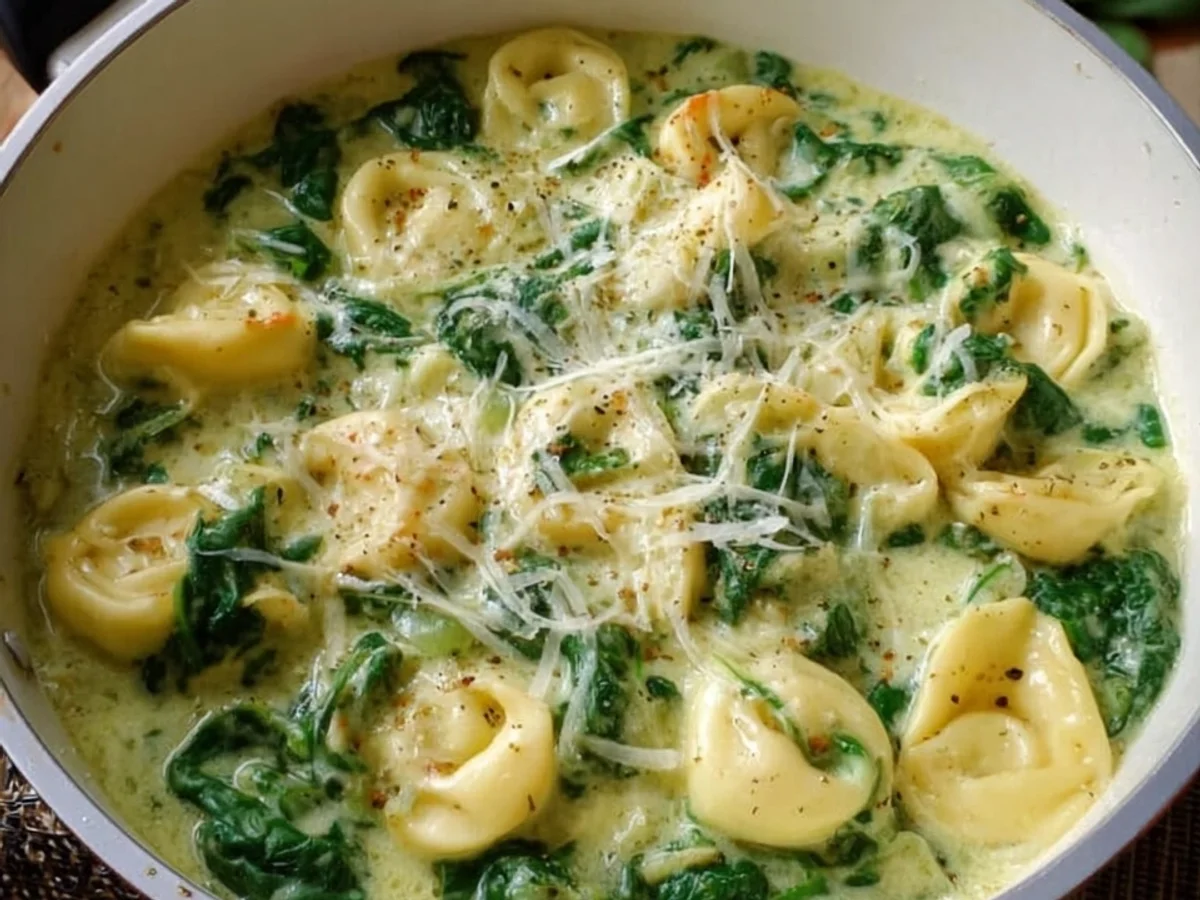 One Pot Spinat-Tortellini: Vegetarisch & Schnell - Bild 2