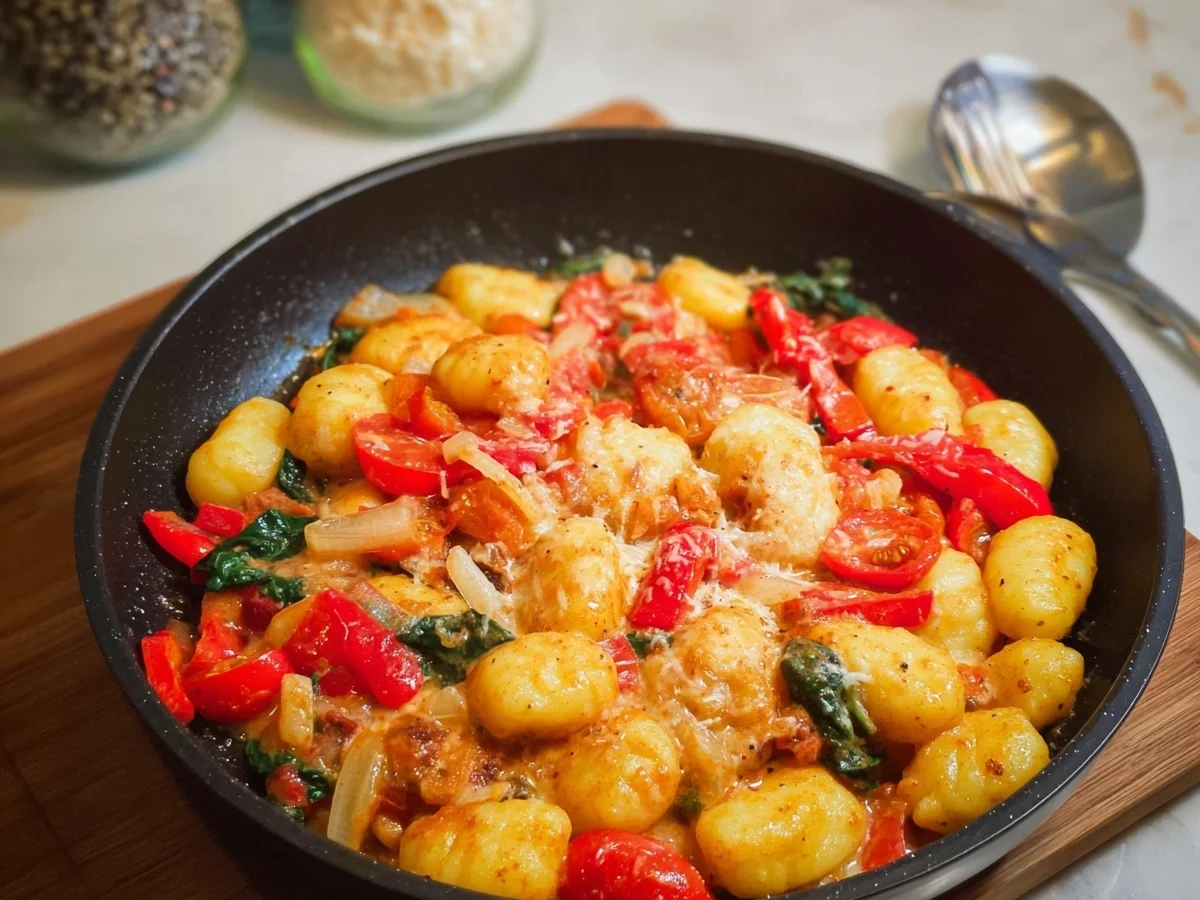 Paprika Gnocchi Pfanne: Schnell, Gesund & Lecker - Bild 1