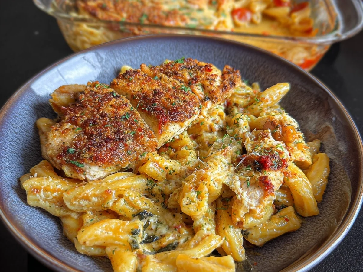 Parmesan Hähnchen Auflauf: Einfaches Familienrezept - Bild 1