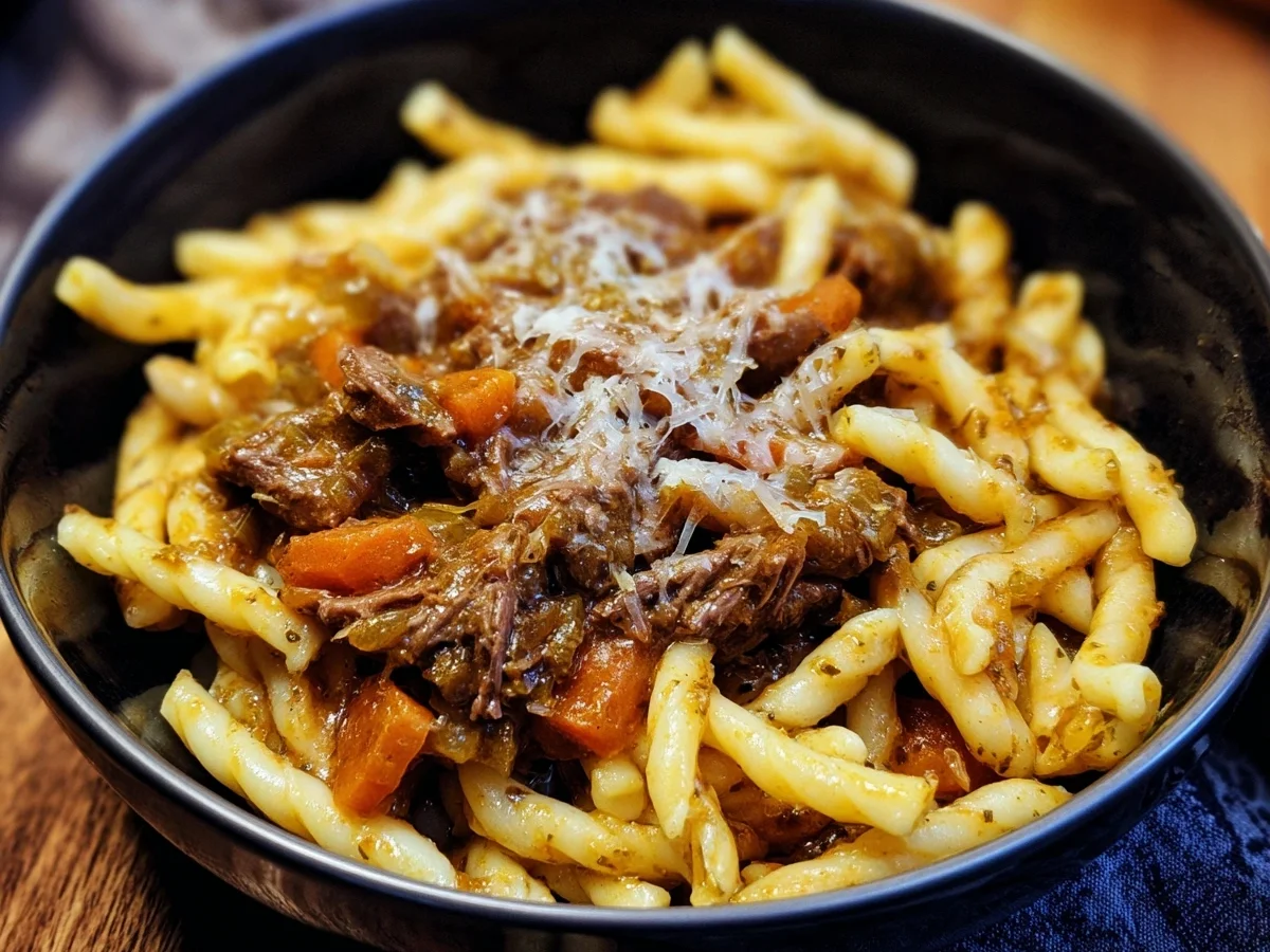 Pasta alla Genovese: Herzhafter Rindfleisch-Zwiebel-Klassiker - Bild 1