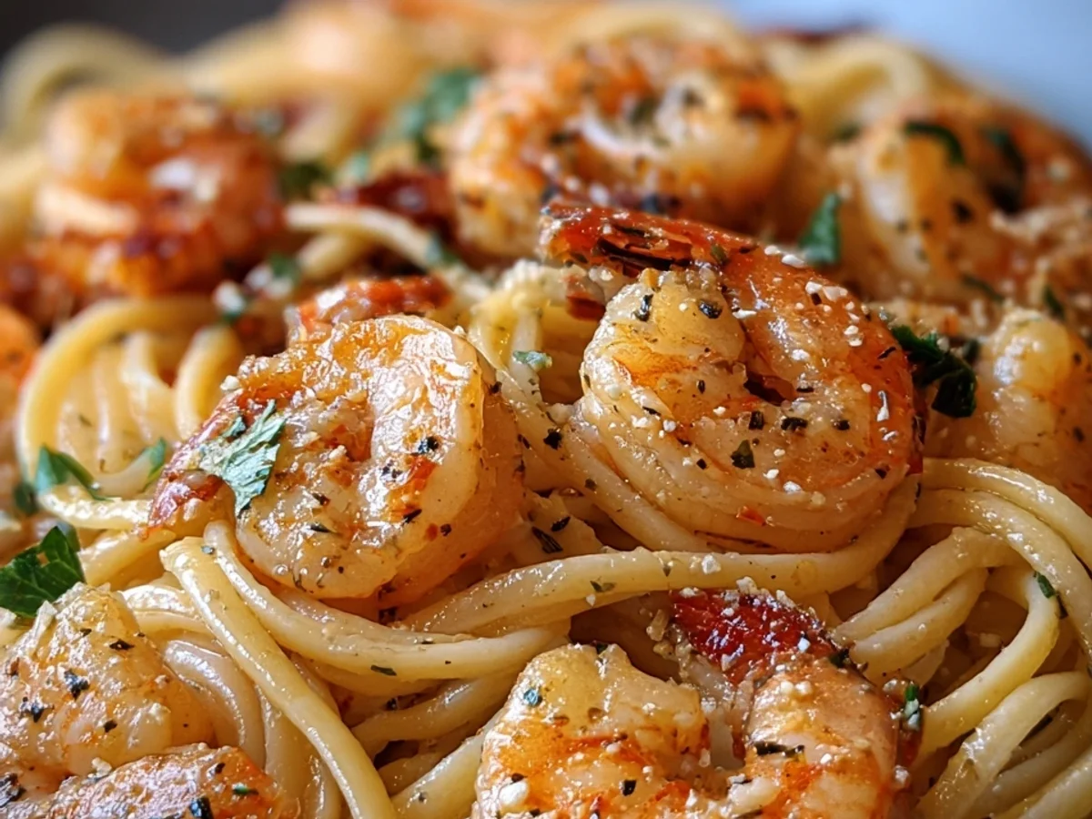 Pasta mit Garnelen & Knoblauch: Einfaches Rezept - Bild 2