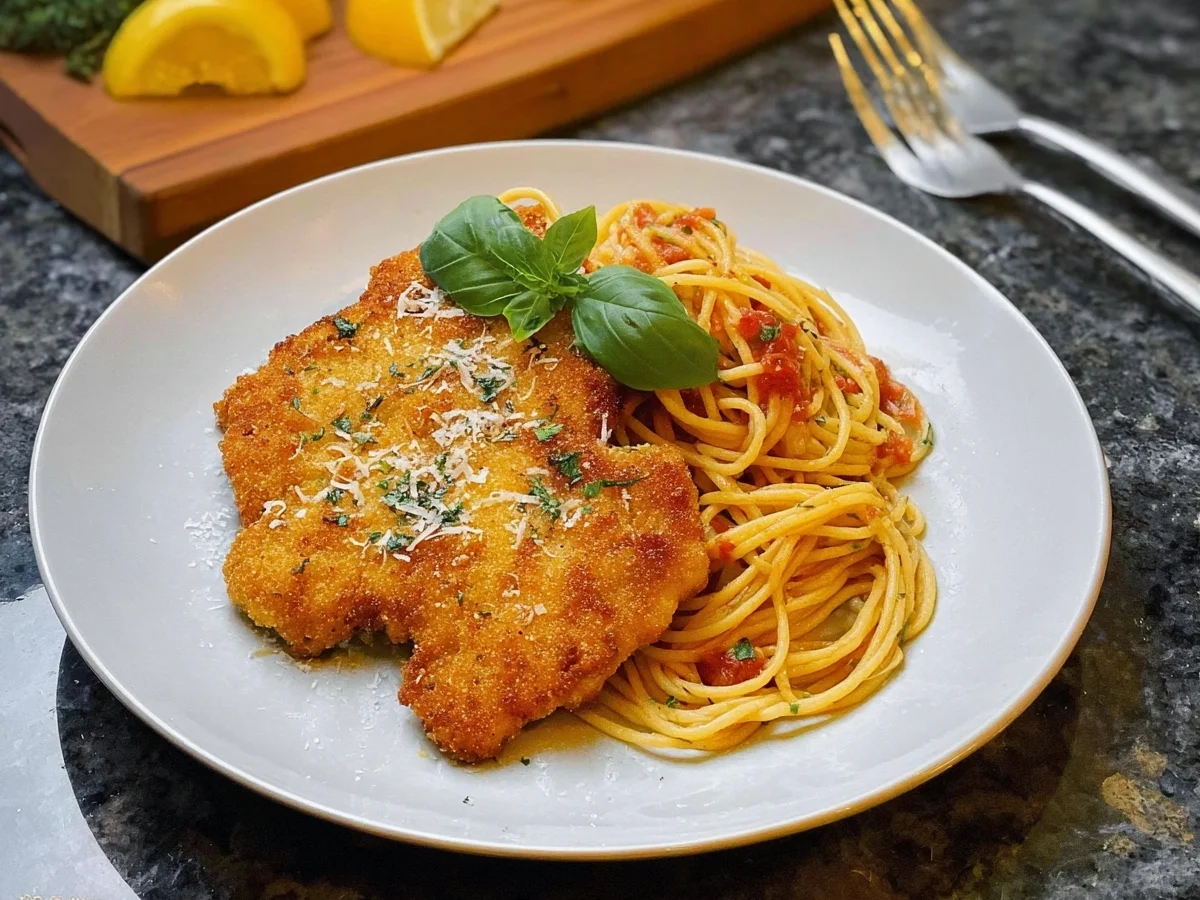 Piccata Milanese: Kalbsschnitzel mit Spaghetti für Familien - Bild 2