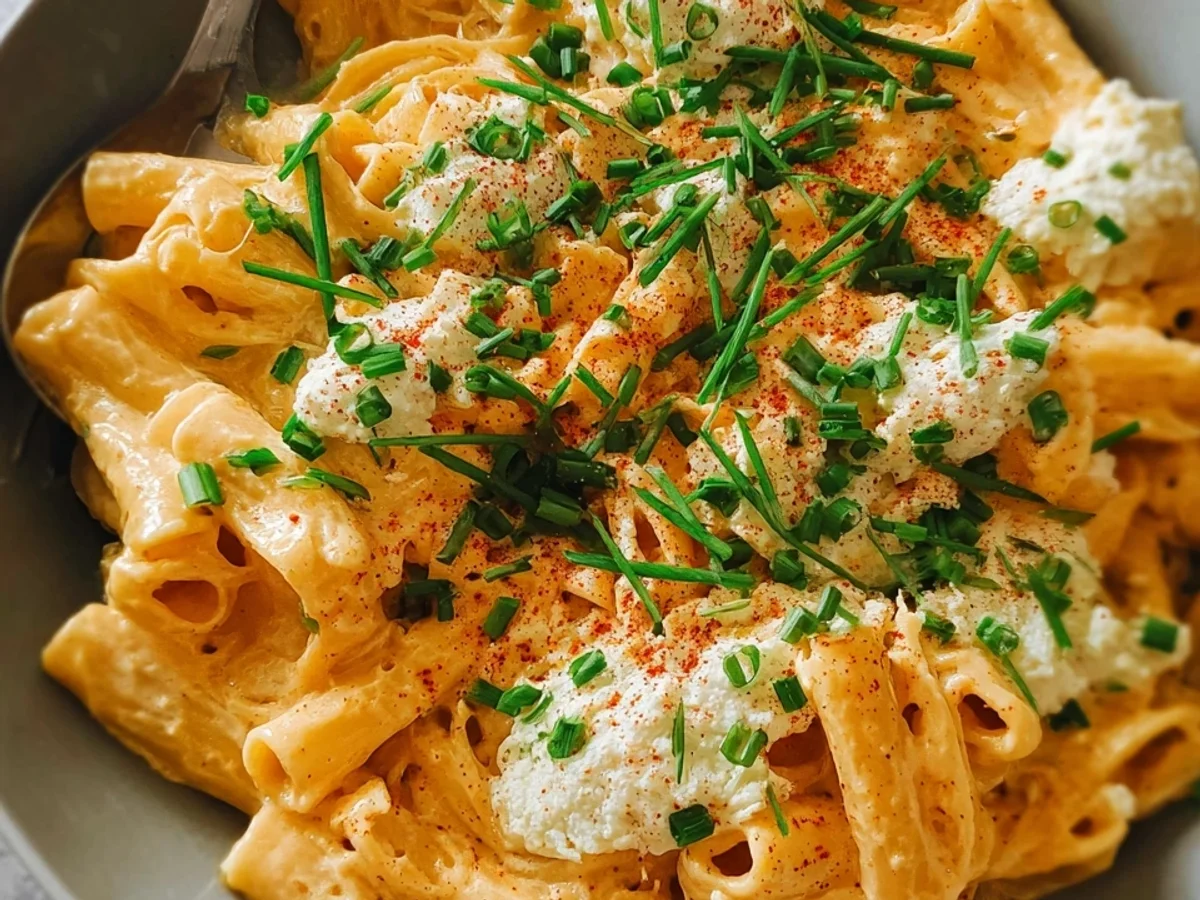Protein Nudeln mit Hüttenkäse: Schnell & Vegetarisch - Bild 1