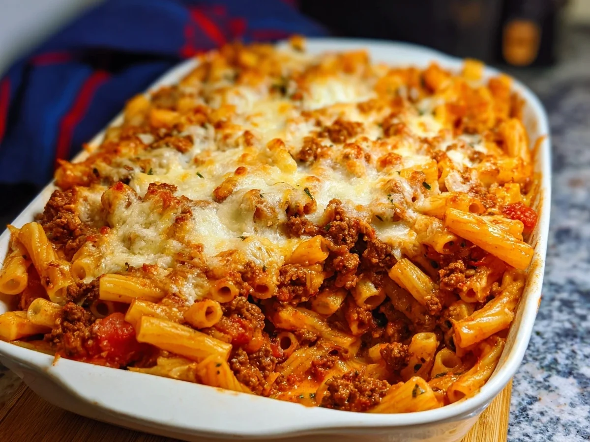 Rigatoni al forno: Klassischer italienischer Nudelauflauf - Bild 1