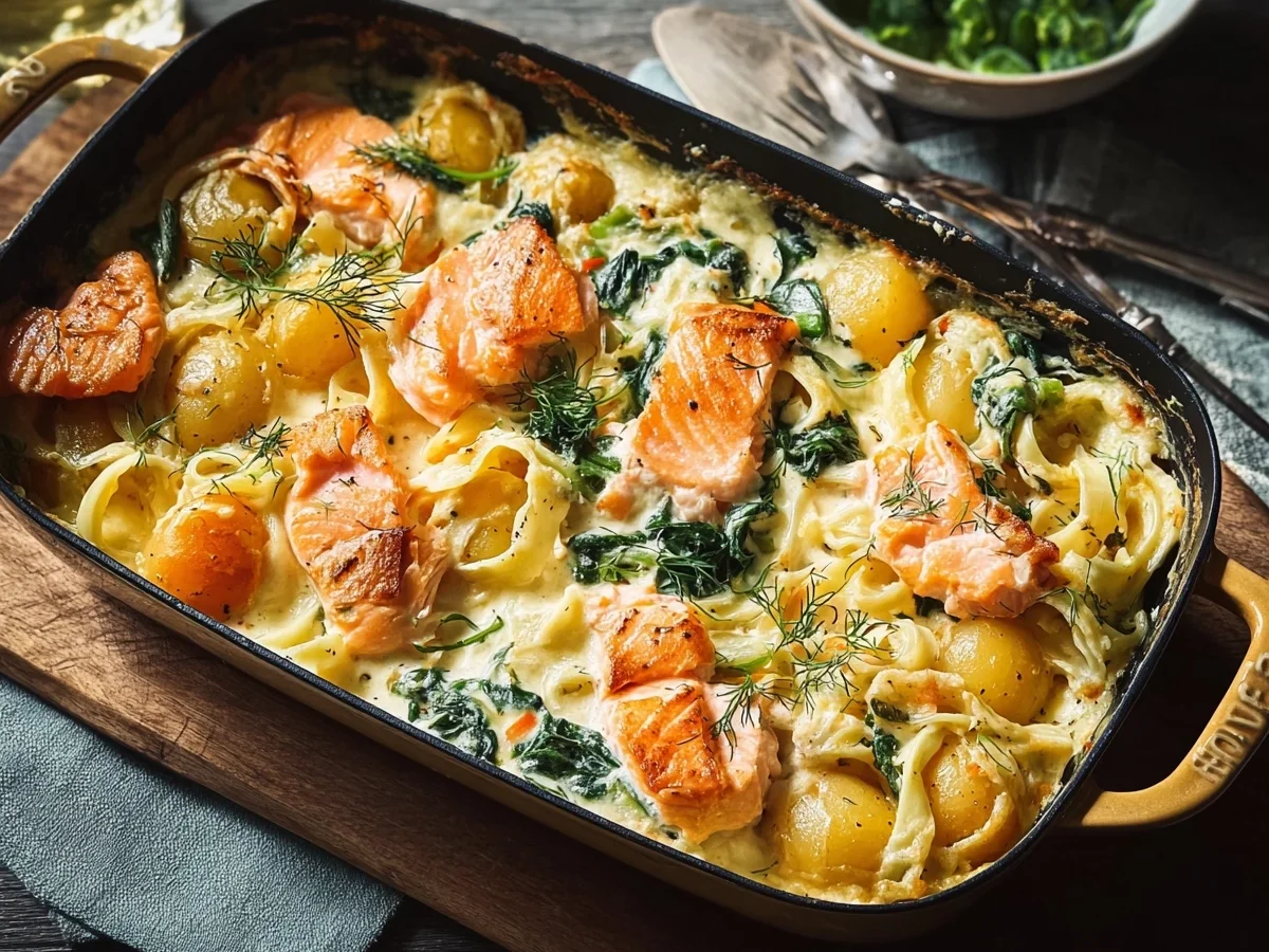 Sahniger Lachsauflauf: Cremiges Ofengericht mit Lachs - Bild 2