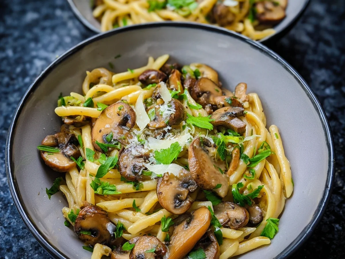 Schnelle cremige Pilzpasta: Einfach & Lecker - Bild 1