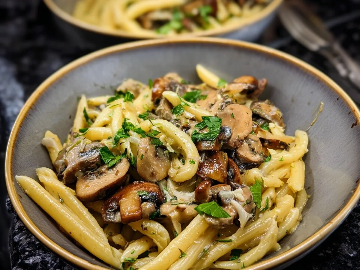 Schnelle cremige Pilzpasta: Einfach & Lecker - Bild 2