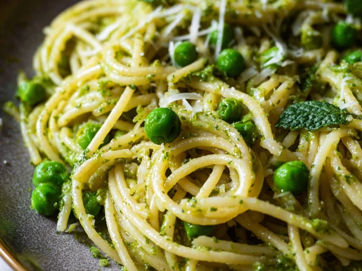 Schnelle Erbsen Pasta: Leicht & lecker abnehmen - Bild 1