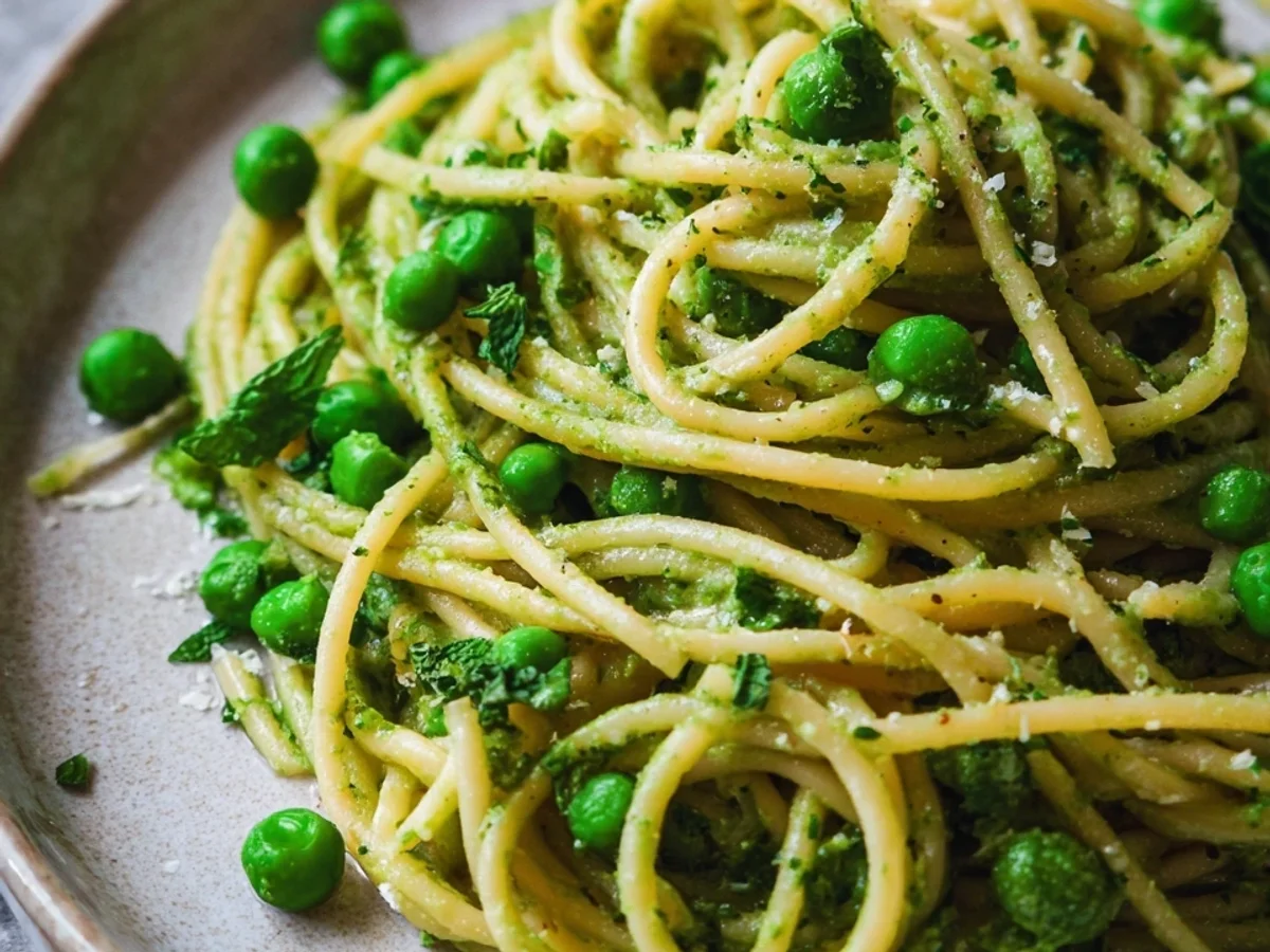 Schnelle Erbsen Pasta: Leicht & lecker abnehmen - Bild 2