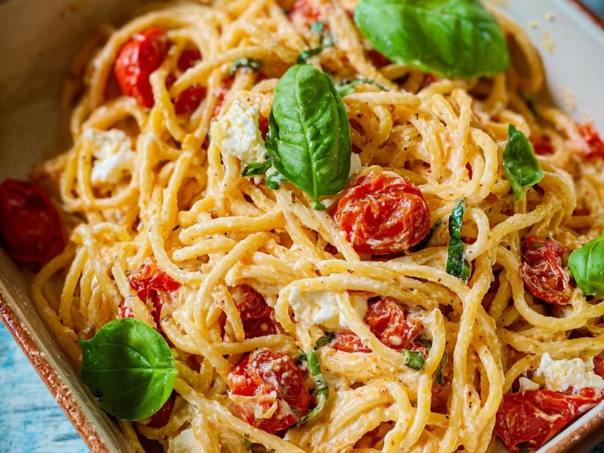 Schnelle Gebackene Feta Pasta: Cremig & Einfach - Bild 1
