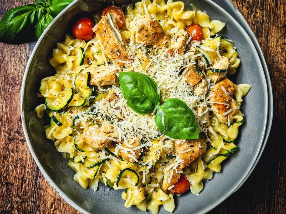 Schnelle Hähnchen-Zucchini-Pasta für die ganze Familie - Bild 2
