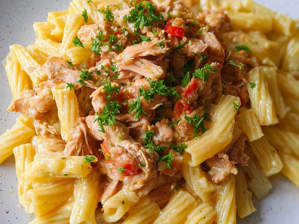Schnelle Thunfisch-Nudeln in cremiger Soße - Bild 1
