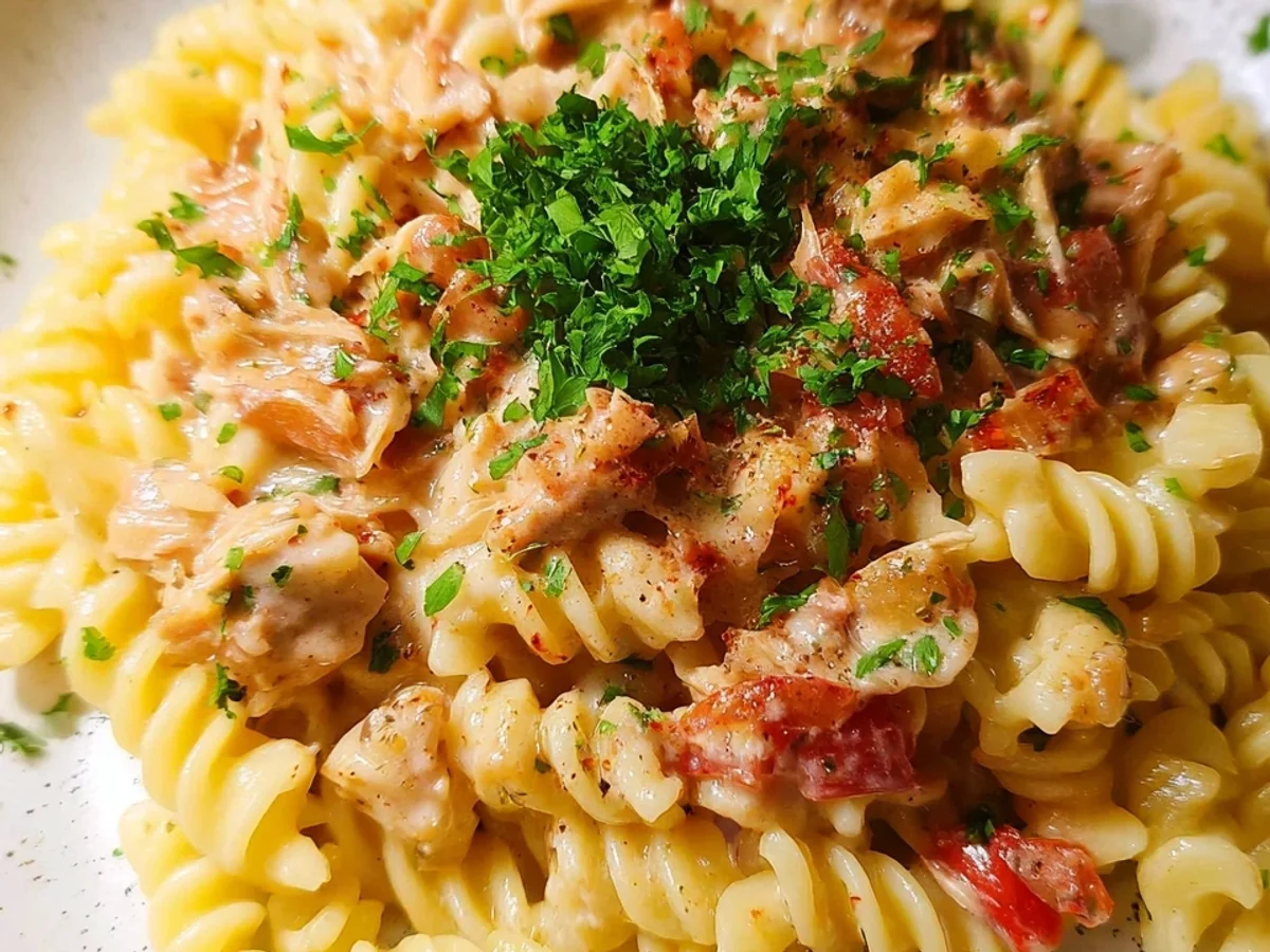 Schnelle Thunfisch-Nudeln in cremiger Soße - Bild 2