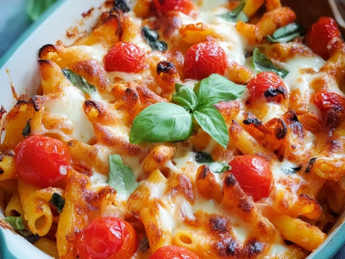 Schneller Nudelauflauf Tomate Mozzarella - Bild 2