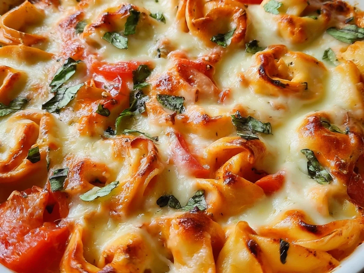 Schneller Tortelliniauflauf mit Tomate & Mozzarella - Bild 1