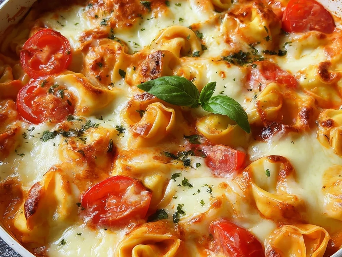 Schneller Tortelliniauflauf mit Tomate & Mozzarella - Bild 2